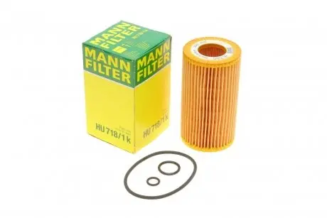 Фільтр масляний MB Sprinter/Vito CDI OM611/612/646 -FILTER MANN HU 718/1 K