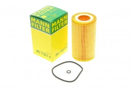 Фільтр масляний Opel Omega B/Vectra B/Astra G 2.0/2.2DTI -FILTER MANN HU 718/1 N