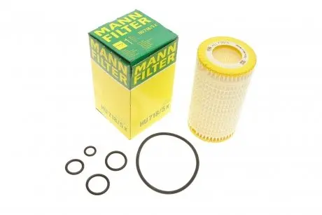 Фільтр масляний C-Class/E-Class/S-Class 2.4-3.7 (M112)/4.3-5.4 (M113)/2.5-3.5 (M272) -FILTER MANN HU 718/5 X