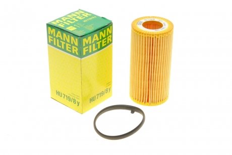 Фильтр масляный Volvo C30/C70/S40/S60/S80 10- -FILTER MANN HU 719/8 Y