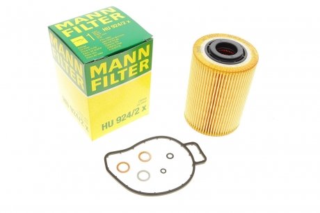 Фільтр оливи BMW 3 (E36) 318TDS 95-00 (M41) -FILTER MANN HU 924/2 X