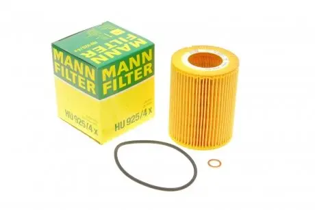 Фільтр масляний BMW 3 (E36/E46)/ 5 (E39/E60/E61)/ 7 (E38/E65/E66/E67) 2.0-3.0 91-08 (M50/M52/M54) -FILTER MANN HU 925/4 X