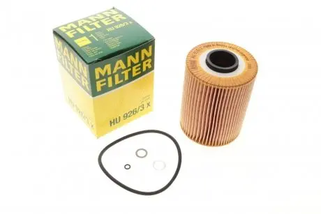 Фильтр масляный BMW 3 (E36/E46)/5 (E34) 2.0/2.5i 90-96 (M50/M52) -FILTER MANN HU 926/3 X