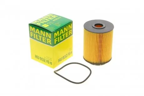 Фильтр масляный Audi A6/A8/VW Passat/T4/T5 2.8-4.2 VR6 03-09 -FILTER MANN HU 932/6 N