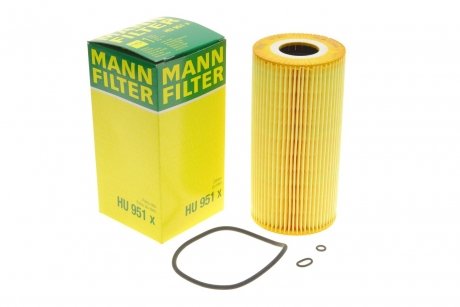 Фільтр масляний MB Sprinter 2.3/2.9TDI 96-00 -FILTER MANN HU 951 X (фото 1)