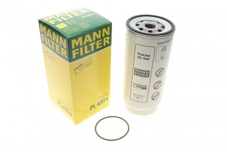 Фильтр топливный Daf 75/85/95/CF/XF/MB Antos/Arocs/Atego 3 01- (OM934) 97- 6.7D-13.0D -FILTER MANN PL 420 X (фото 1)