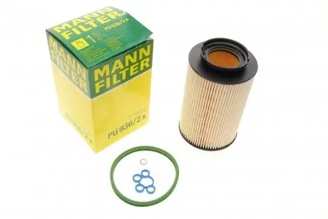 Фільтр паливний VW Caddy 1.9TDI-2.0SDI (5 болтів) -FILTER MANN PU 936/2 X