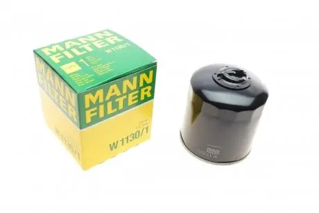 Фильтр масляный VW T4 1.9D 90-03/1.9TD 92-96/Audi A6 2.5TDI 94-97/Audi 100 2.0TD 82-90/2.4D 89-94 -FILTER MANN W 1130/1
