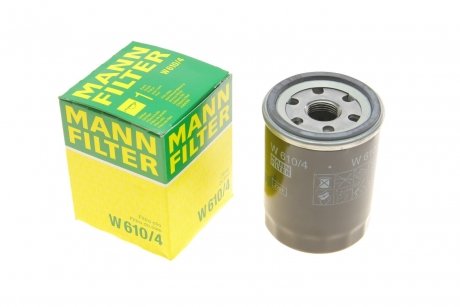 Фільтр масляний Nissan Micra 1.0-1.4i 92-10/ Primera 2.0i 90-96 -FILTER MANN W 610/4 (фото 1)