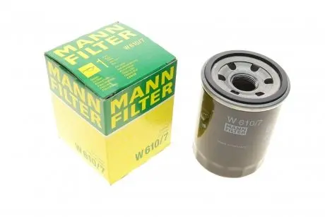 Фільтр масляний Hyundai Accent/Gets 1.1-1.6 02- -FILTER MANN W 610/7