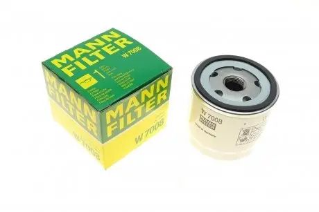 Фільтр масляний Ford Transit 2.3i 16V 06- /Focus/Mondeo/Mazda 1.8/2.0 00- -FILTER MANN W 7008
