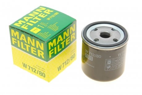 Фільтр масляний Saab 90/900/9000/99 -09 -FILTER MANN W 712/80