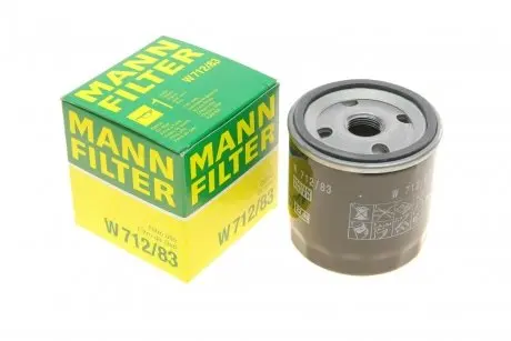 Фільтр масляний Toyota Land Cruiser 4.2 TDI -FILTER MANN W 712/83