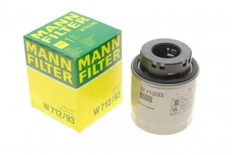 Фильтр масляный VW Golf 1.2/1.4 TSI 07-13/Jetta/Passat 1.4 TSI 07-10 -FILTER MANN W 712/93