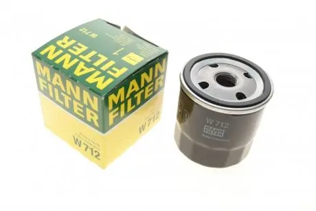 Фильтр масляный Opel Kadett/Ascona/Rekord 1.0-2.4i 62-00 (бензин) -FILTER MANN W 712