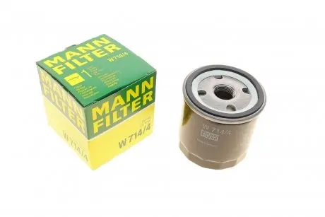 Фильтр масляный Fiat Doblo 1.9JTD -FILTER MANN W 714/4