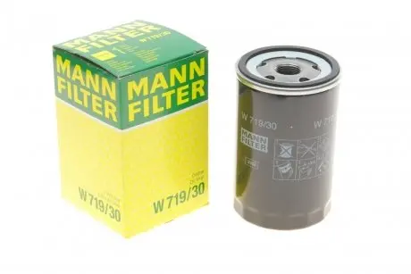 Фильтр масляный VW Caddy/Golf I/II/III/Passat -96/Audi 80/100 -94/A6 -97 -FILTER MANN W 719/30