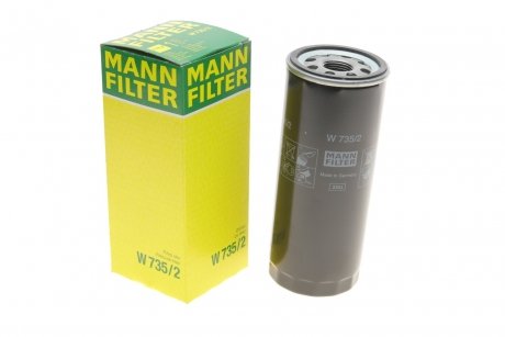 Фільтр масляний Audi A6 4.2 V8 97-05 -FILTER MANN W 735/2 (фото 1)