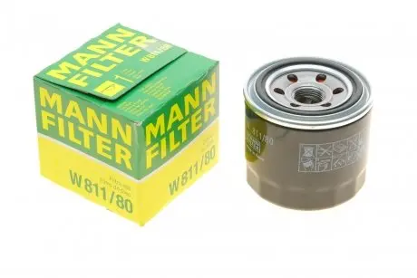 Фильтр масляный Kia Ceed 1.4-1.6 -FILTER MANN W 811/80