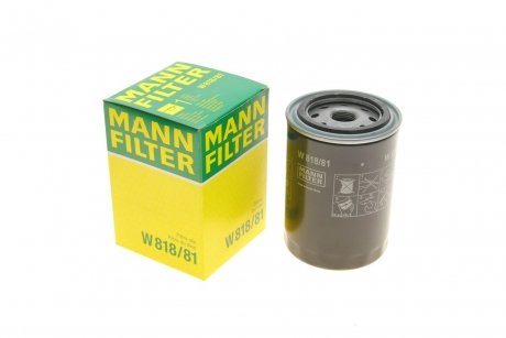 Масляний фільтр Toyota Hiace/Hilux -98 -FILTER MANN W 818/81 (фото 1)