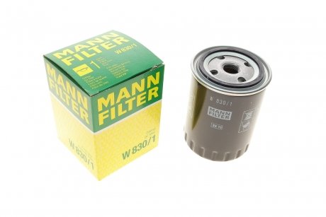Фільтр масляний VW T4 1.9TDI -FILTER MANN W 830/1