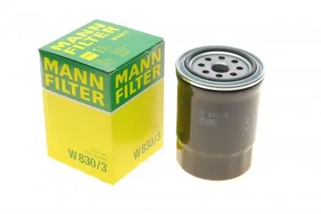 Фильтр масляный Hyundai Tucson/Santa Fe/Kia Sportage 2.0 CRDi 04- -FILTER MANN W 830/3