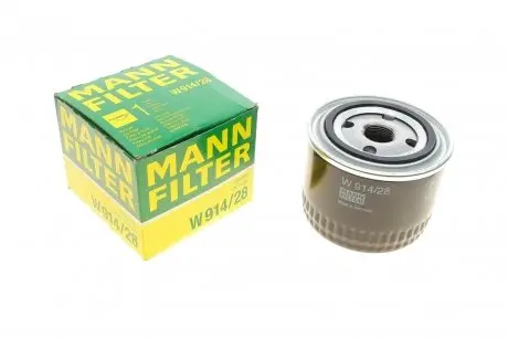 Фильтр масляный Fiat Ducato/Iveco 2.3JTD 06- -FILTER MANN W 914/28