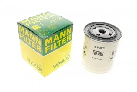 Фильтр масляный Land Rover Discovery89-04/Range Rover 85-02 -FILTER MANN W 930/20 (фото 1)