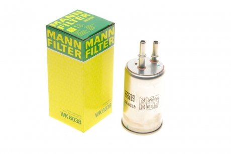Фільтр паливний Volvo S60/S80/V40/V60/V70 1.5-4.4 06- -FILTER MANN WK 6038 (фото 1)