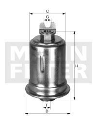Фильтр топлива MANN WK61436