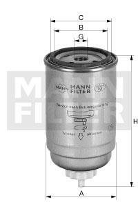 Фильтр топлива MANN WK7162X (фото 1)