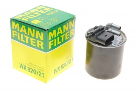 Фильтр топливный MB A-class (W176)/B-class (W246/W242)/E-class (W212) 1.5D/1.6/3.0 11- (OM607/M270) -FILTER MANN WK 820/21 (фото 1)
