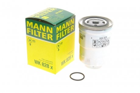 Фильтр топливный Toyota Land Cruiser/Corolla/Mazda 6 1.5D-4.2D 83- -FILTER MANN WK 828 X (фото 1)