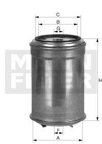 Фильтр топлива MANN WK8421 (фото 1)