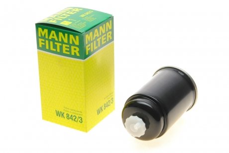 Фільтр паливний VW LT 2.4D/T3 1.6D/TD -88 -FILTER MANN WK 842/3 (фото 1)