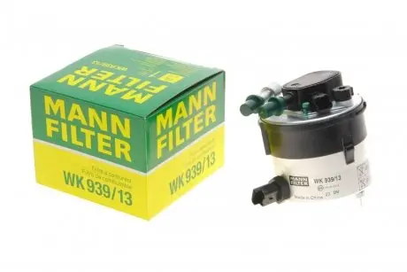 Фільтр паливний Volvo C30/S40 II/S80 II/V70 III/Ford C-Max/Fiesta V-VI/Focus II/Mazda 2/3 1.6D 03- -FILTER MANN WK 939/13