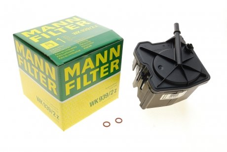 Фильтр топливный Fiat Scudo 1.6 D Multijet 07- (с прокладкой) -FILTER MANN WK 939/2 Z (фото 1)