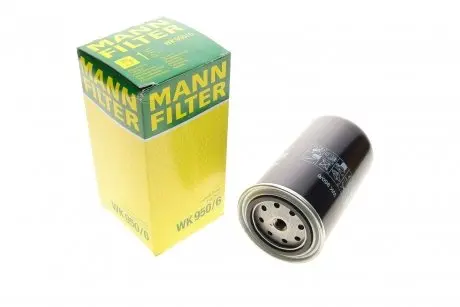 Фільтр паливний Iveco Eurostar/EuroTech 5.9D/8.7D/9.5D/12.D/13.8D/17.2D 92- -FILTER MANN WK 950/6