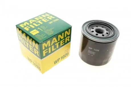 Фильтр масляный Toyota Avensis/Corolla 2.0D 97-07 -FILTER MANN WP 1026