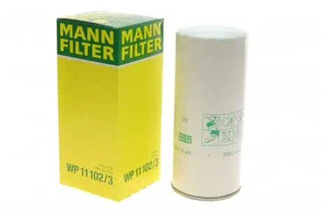 Фільтр масляний Renault Magnum 12.1 04-06/12.8 06-/Kerax/Premium 2 10.8 05- -FILTER MANN WP 11 102/3