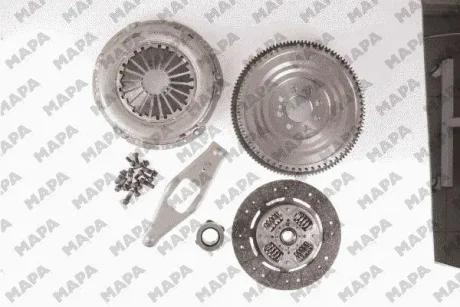 FORD К-кт сцепления с маховиком, с подшипником Transit 2.4TDCi 06- Mapa 001255020