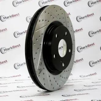 Диск гальмівний з насічками та перфорацією MarkBest MRB26024R