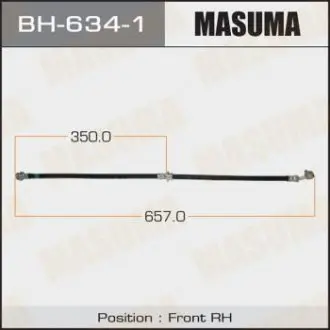 Шланг тормозной MASUMA BH6341