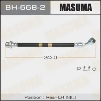 Шланг тормозной MASUMA BH6682