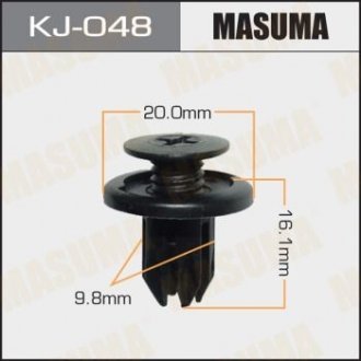 Клипса (кратно 50) MASUMA KJ-048