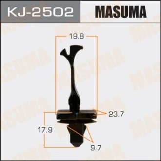 Клипса (кратно 10) MASUMA KJ2502 (фото 1)