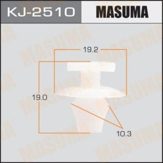 Клипса (кратно 50) MASUMA KJ-2510 (фото 1)