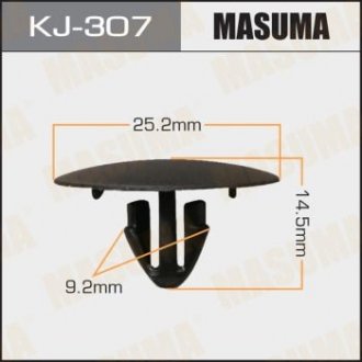 Клипса (кратно 10) MASUMA KJ307