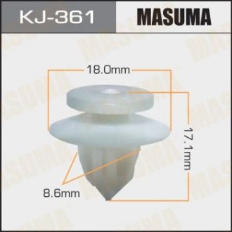Клипса (кратно 10) MASUMA KJ361 (фото 1)