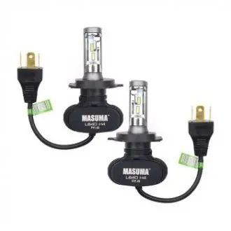 Лампа светодиодная H4 6000K 4000Lm P43T, (к-т 2шт) MASUMA L640